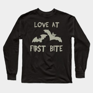 Love At First Bite Halloween Long Sleeve T-Shirt